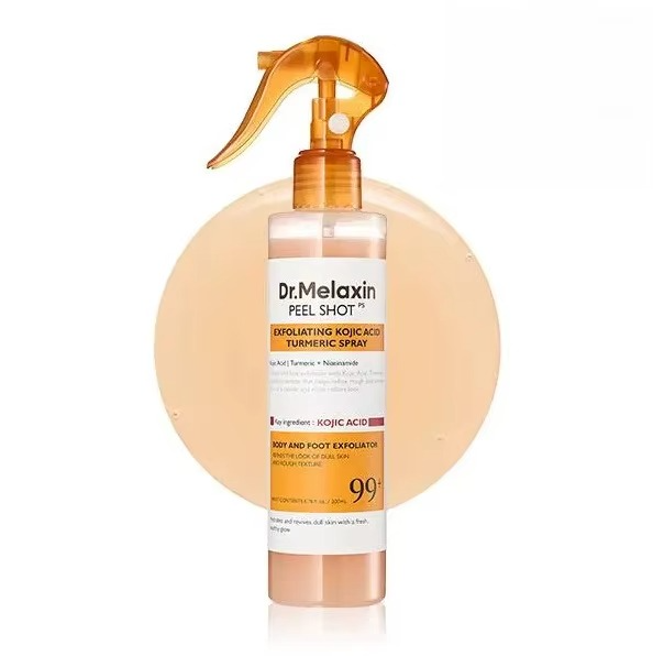 Verhelderende exfoliërende spray